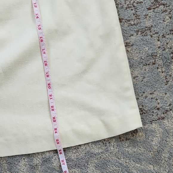 Vintage Inner Visions by Ship’n Shore Pencil Skirt Cream 16 - Picture 10 of 10